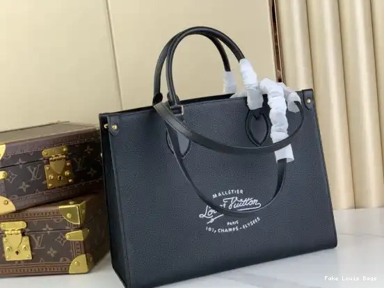Rep ladies VUITTON ONTHEGO LOUIS MM-35*27*14cm 0629